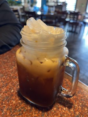 Thai ice tea vegan  at Royal YUM in Denton