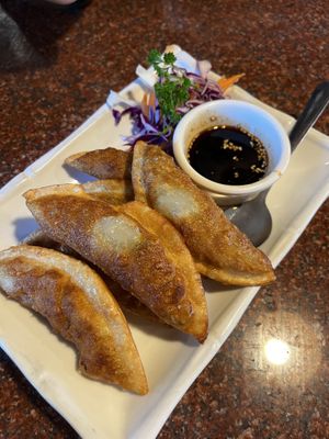Veggie gyoza  at Royal YUM in Denton