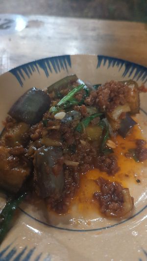 Oily aubergines at Bếp Chay Mái Hiên - Maybe closed in Can Tho