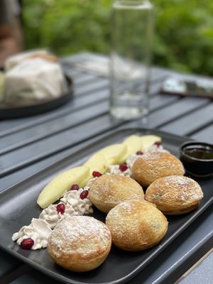 More chocolate filled pancakes  at The Sprout in Auroville