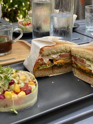 😋   at The Sprout in Auroville