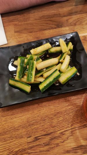 Cucumber salad at Noodle Fan - Rudolfplatz in Cologne