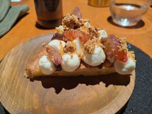 Vegetarian dessert at Bob Alchimia A Spicchi in Montepaone