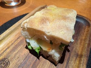 Vegan appetiser at Bob Alchimia A Spicchi in Montepaone