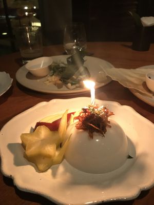 Birthday surprise!  at Nahm  in Bangkok