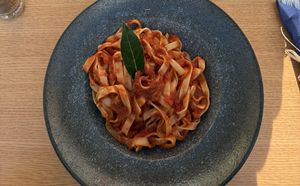 Tomato pasta - delicious and a big portion!  at Gostilna-Pizzeria Nona in Murska Sobota