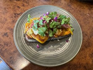 Tasty vegan option .  at Moon Lily Kitchen and Cakes in Beaconsfield