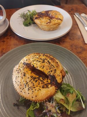 Tomato and onion pie at Moon Lily Kitchen and Cakes in Beaconsfield