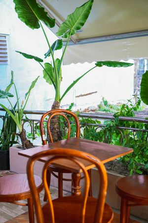 Balcony #Veganuary at Bếp Chay Như Nhiên in Da Nang