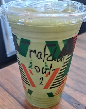 Iced matcha latte at Dimitri's Coffee Boulevard - ديميتريز البولفارد in Amman