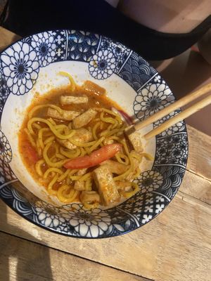 The end of a magnificent Shan Khao Swe  at Bambu - A Taste Of Burma in Koh Tao