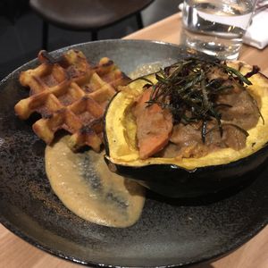 Un des plats principaux du menu spécial pour MTLàTABLE at Invitation V in Montreal