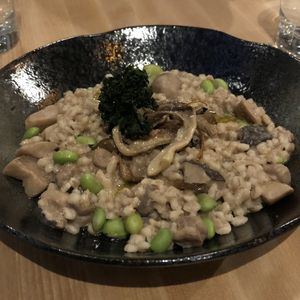 Risotto d'orge at Invitation V in Montreal