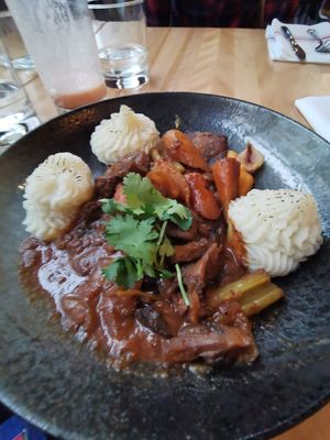 Main course at Invitation V in Montreal