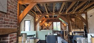 Bright but cosy surroundings at The Salisbury Orangery in Salisbury