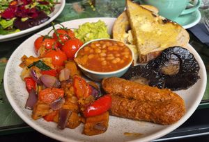 Orangery vegan breakfast at The Salisbury Orangery in Salisbury
