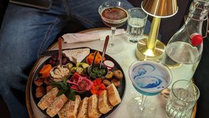 Shark coochie & cocktails at Flamingo Cocktail Club in Nashville