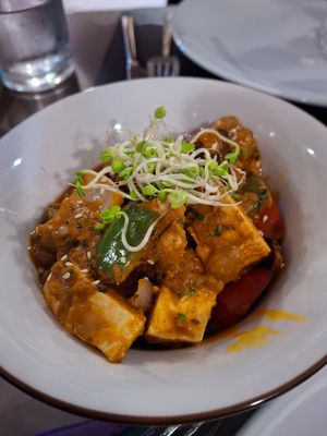 Tofu tikka masala at Khiranga Restaurant in Reus