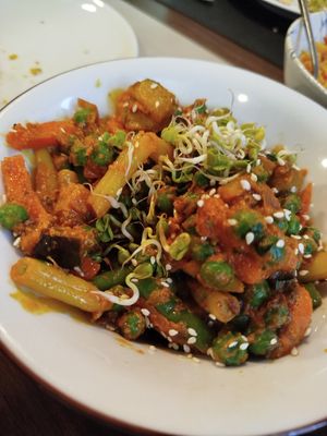 Todos los platos veganos son una delicia at Khiranga Restaurant in Reus