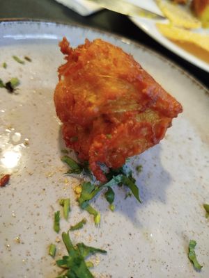 Onion Bhaji at Khiranga Restaurant in Reus