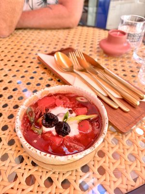 Borsch  at Lemberg Bistro in Zvolen