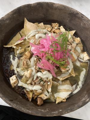 Chilakiles Communidad  at Cafe Communidad in Mexico City