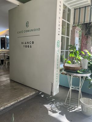   at Cafe Communidad in Mexico City