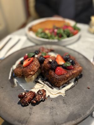 French toastt  at Cafe Communidad in Mexico City