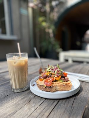   at Cafe Communidad in Mexico City