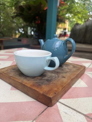 Hibiscus tea   at Dots Bay House in Dikwella