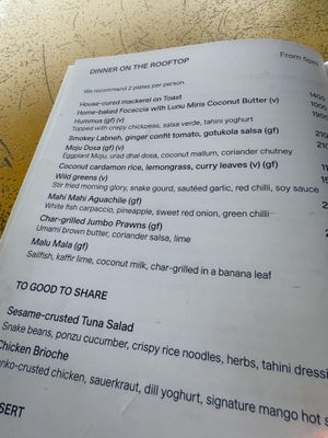 Vegan dinner options   at Mond in Dikwella