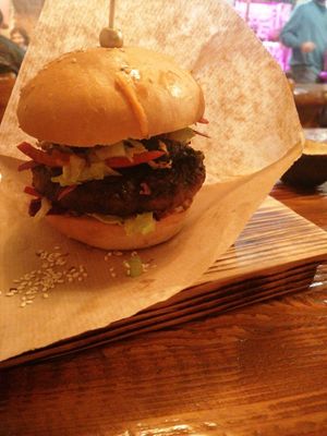 Спайси тамаго Бургер at Miraya in Nizhny Novgorod