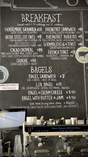 Here is the oatmeal and Coco oatmeal  at Romancing The Bean in Burbank