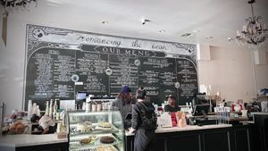 The inside  at Romancing The Bean in Burbank