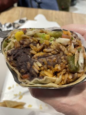 Burrito - no cheese and no crema   at LAX - Border Grill in Los Angeles