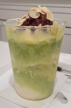 Matcha Bingsu #Veganuary at 2D Cafe Always Together in Berlin