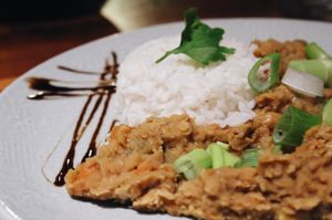 Lentil Curry 🌱 at Konoba Mareta in Korcula