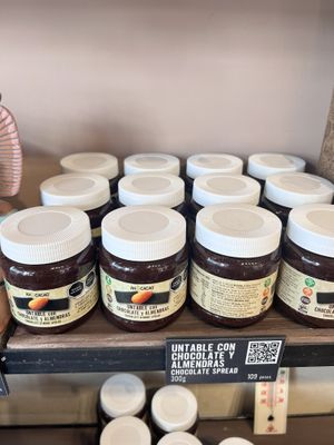 veganchocolate spread  at Ah Cacao Chocolate Cafe in Playa Del Carmen