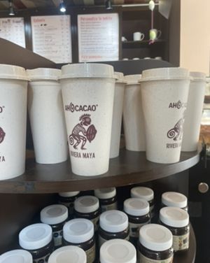   at Ah Cacao Chocolate Cafe in Playa Del Carmen