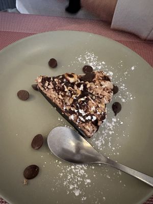 Dessert: Vegan chocolate cake  at Kaizen Vegetariano in Torrevieja