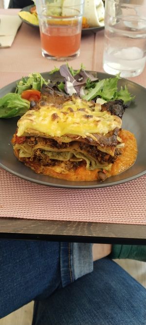 Lasagna at Kaizen Vegetariano in Torrevieja