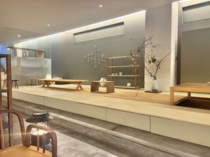 Inside the cafe   at Cafe DOnG by Sfera in Kyoto