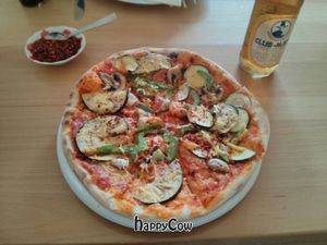 Vegan Pizza at Amara Stühlinger in Freiburg