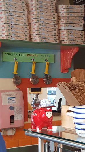 Verschiedene Pizzarollen - sehr cool! at Amara Stühlinger in Freiburg