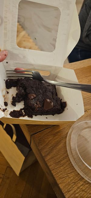 Brownie at Veganistan in Athens