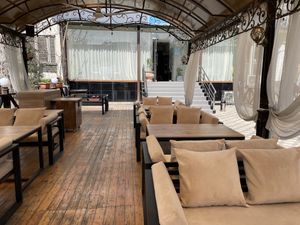 Outdoor same  at Falafel in Tashkent