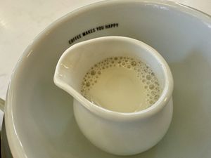 oat milk  at Crepeaffaire - Hippodrome in London