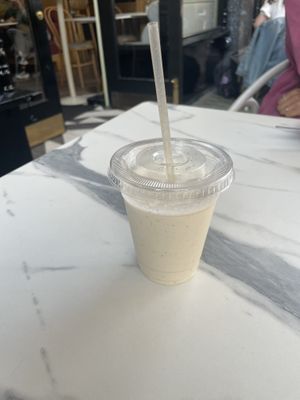 Vegan salted caramel shake  at Crepeaffaire - Hippodrome in London