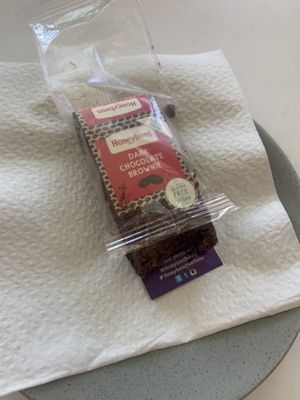 Vegan brownie  at Crepeaffaire - Hippodrome in London