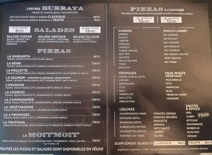 The Menu at Lou in Lille